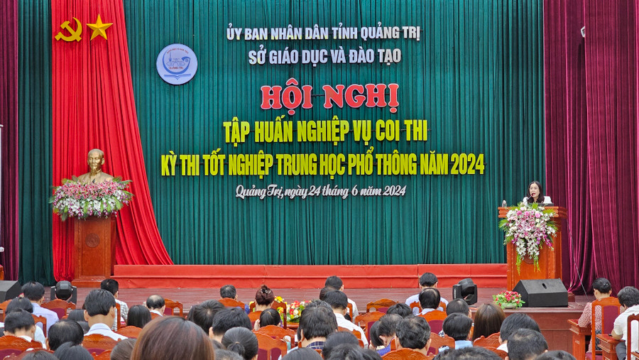 Phó trưởng Ban chỉ đạo Kỳ thi tốt nghiệp THPT quán triệt tinh thần “4 đúng, 3 không” của kỳ thi năm nay.