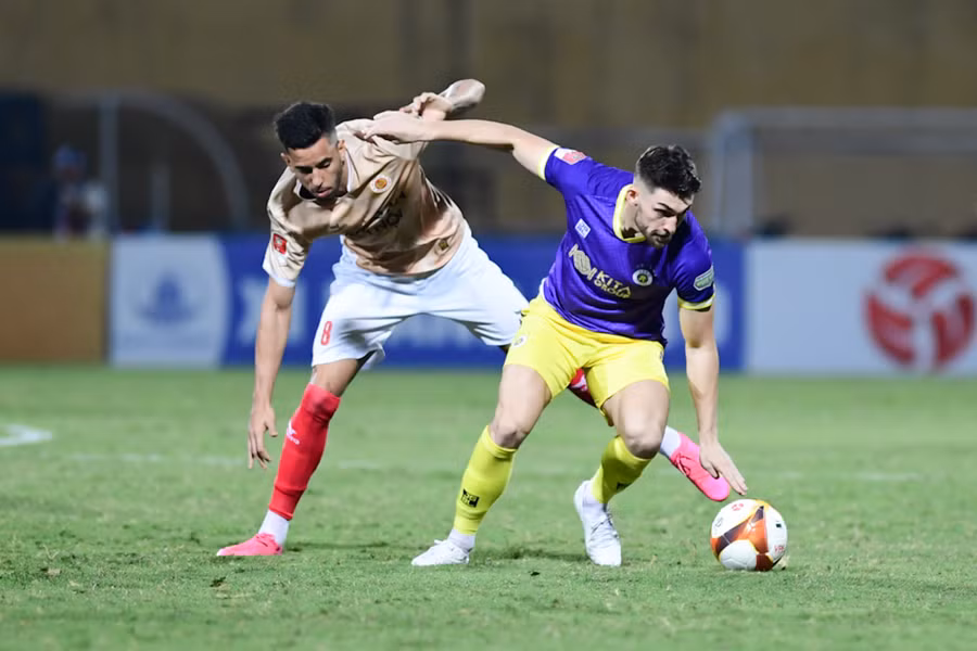 Những ngoại binh trong đội hình CLB Hà Nội.