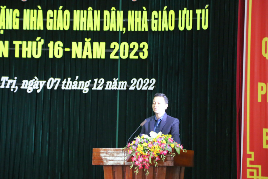 Ông Võ Văn Minh phát biểu.