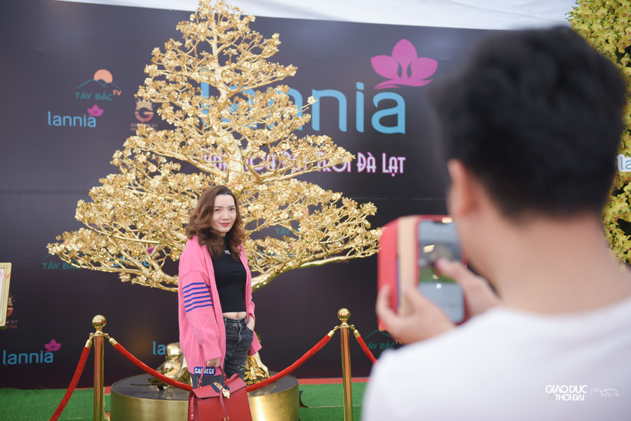 Nhiều người dân và khách tham quan đã tới chiêm ngưỡng, chụp ảnh. Nhiều người dân và khách tham quan đã tới chiêm ngưỡng, chụp ảnh.