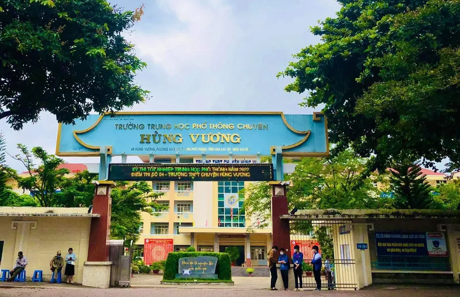 Trường THPT chuyên Hùng Vương có nhiều thí sinh được miễn bài thi Ngoại ngữ nhất.