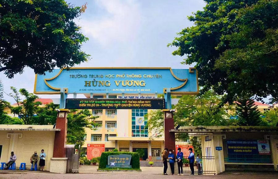 Trường THPT chuyên Hùng Vương có nhiều thí sinh được miễn bài thi Ngoại ngữ nhất.