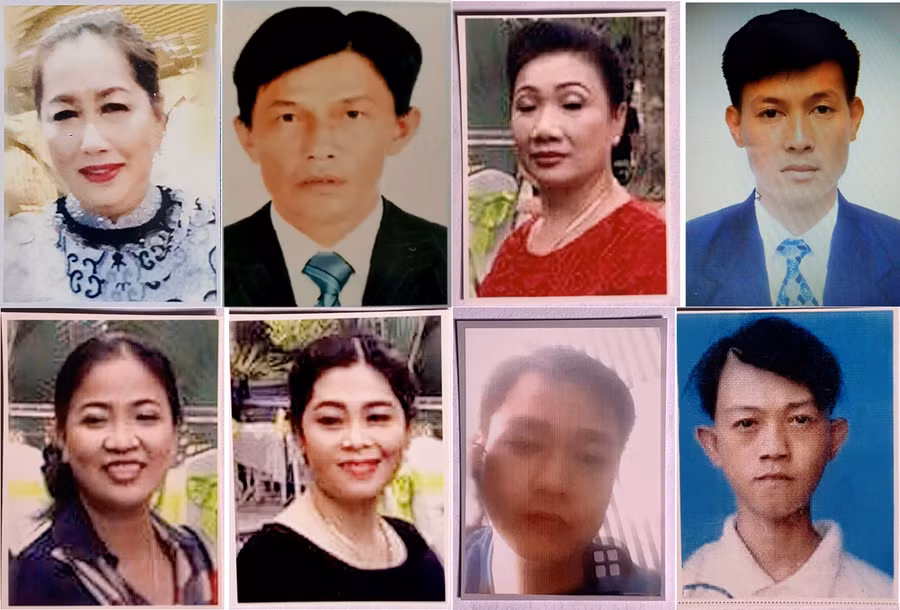 Hàng trên (từ trái qua phải): Nguyễn Thị Kim Hạnh (Mười Tường); Nguyễn Hoàng Út (Út Mạnh); Lê Thị Bạch Vân; Phạm Tấn Lộc Hàng dưới (từ trái qua phải): Mai Thị Ngọc Phấn; Nguyễn Thị Thu Hà; Nguyễn Hữu Phước; Nguyễn Văn Lê.