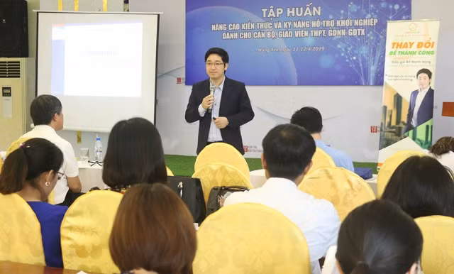 Ông Đỗ Mạnh Hùng – Nhà sáng lập và Giám đốc điều hành Công ty Cổ phần Công nghệ Giáo dục Nova (Novaedu).