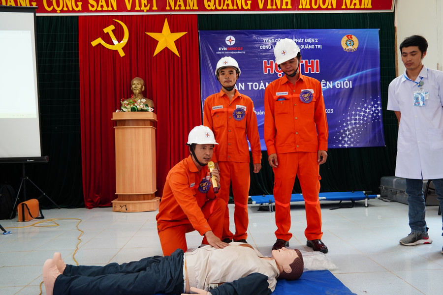 Thí sinh tham gia các nội dung hội thi do Ban tổ chức đưa ra.