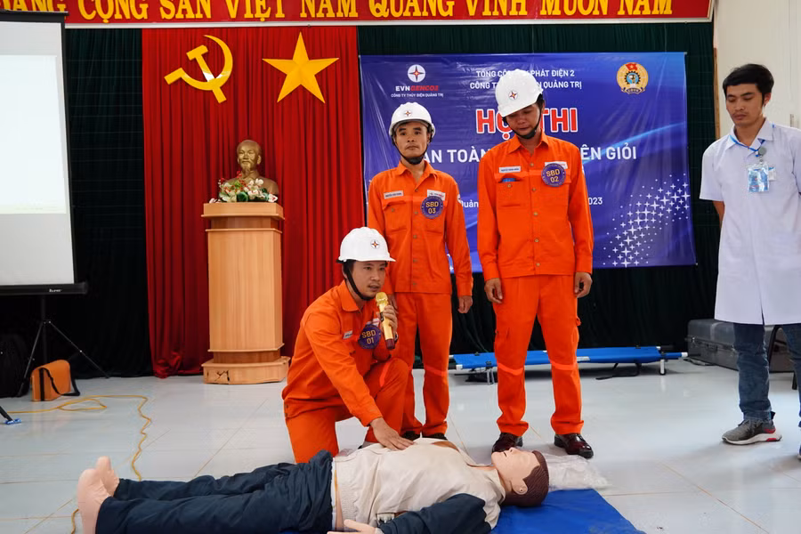 Thí sinh tham gia các nội dung hội thi do Ban tổ chức đưa ra.