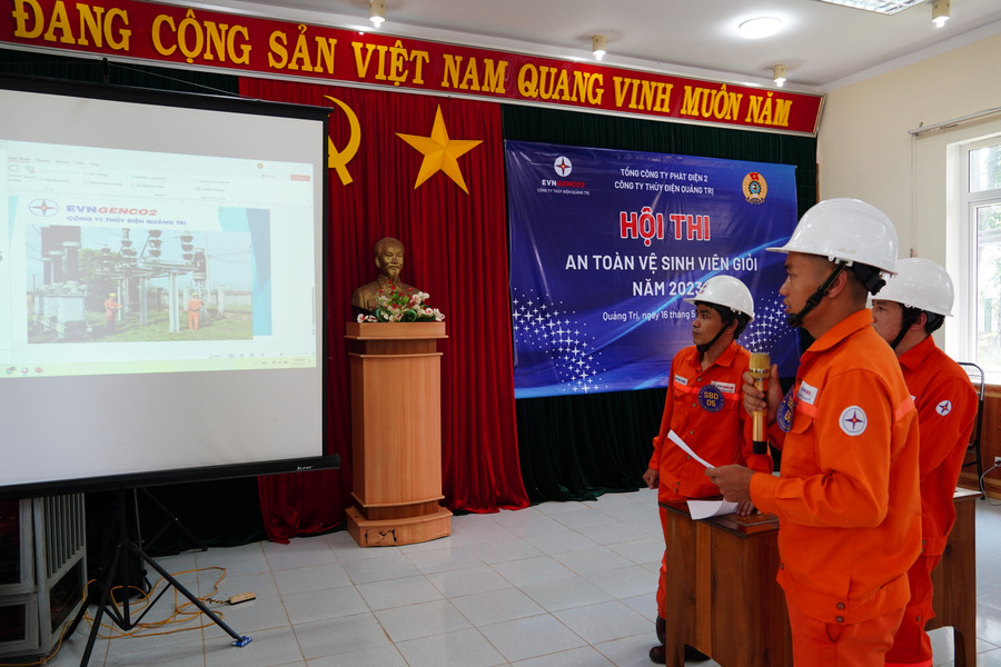 Hội thi An toàn vệ sinh viên giỏi giúp nâng cao kỹ năng hoạt động về công tác ATVSLĐ.