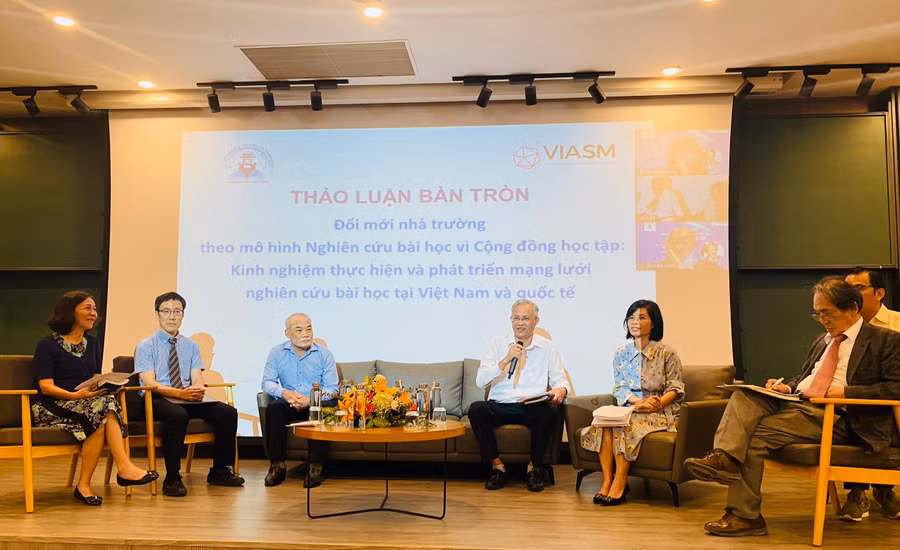 Các chuyên gia chia sẻ kinh nghiệm hay về mô hình nghiên cứu bài học vì cộng đồng học tập.