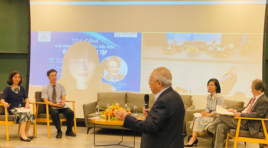 GS Trần Văn Nhung, nguyên Thứ trưởng Bộ GD&amp;ĐT chia sẻ mô hình nghiên cứu bài học vì cộng đồng.