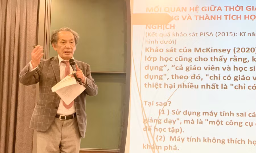 GS Manabu Sato đã chia sẻ những tư tưởng quan trọng của mô hình cộng đồng học tập.