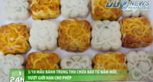 Hà Nội: Nhiều loại bánh trung thu chứa bào tử nấm mốc