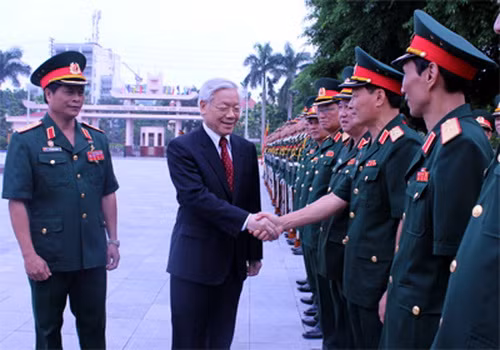 Tổng Bí thư Nguyễn Phú Trọng dự lễ khai giảng năm học mới tại Học viện Quốc phòng