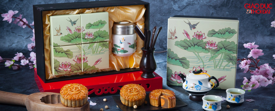 Rất nhiều loại bánh trung thu với mẫu mã độc đáo xuất hiện