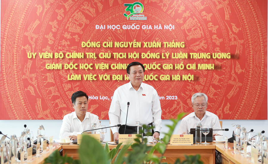 Đại học Quốc gia Hà Nội tiên phong trong nghiên cứu, đề xuất đường lối của Đảng.