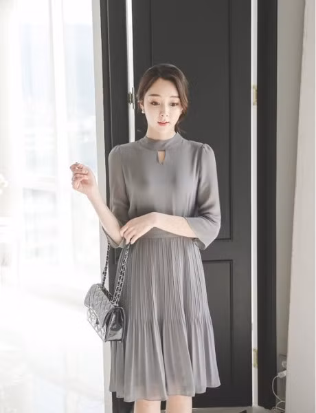 10 mau vay cong so thanh lich dep mien che cho co nang nho nhan - Anh 4