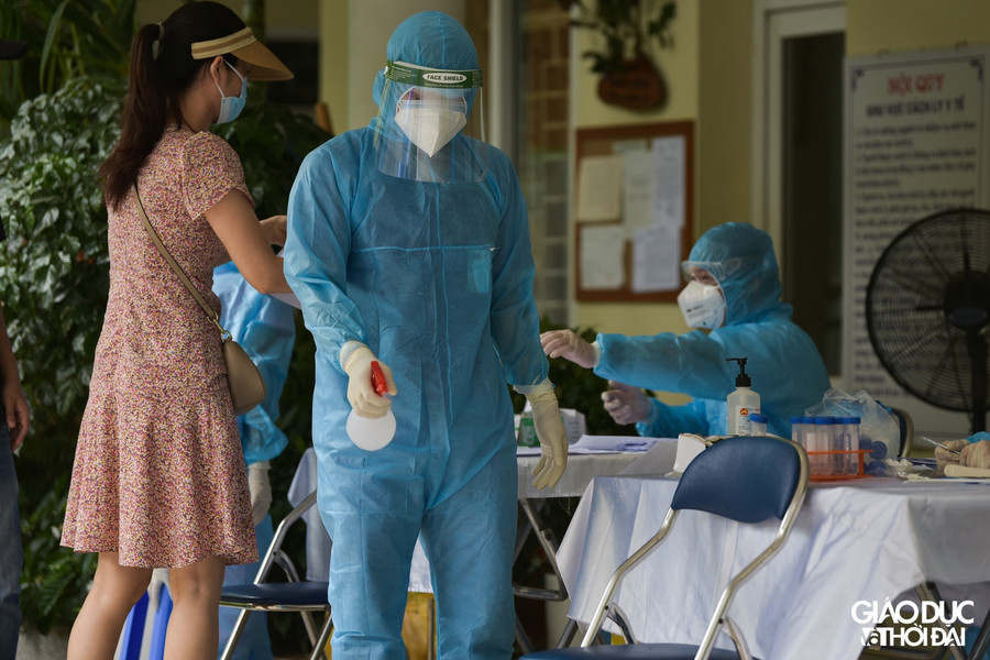 Tại quận Thanh Xuân sẽ lấy 11.000 mẫu tại các phường Thanh Xuân Bắc, Nhân Chính, Hạ Đình.