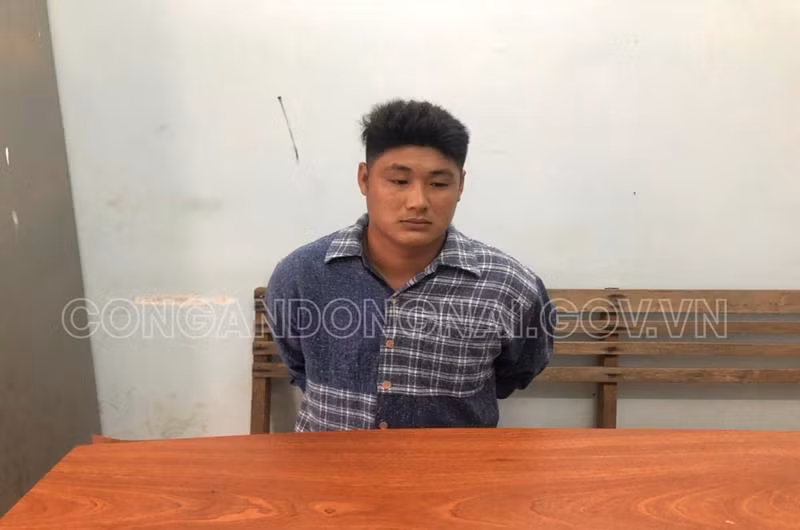 Đối tượng Lý Phúc Mạnh. Ảnh: Công an Đồng Nai