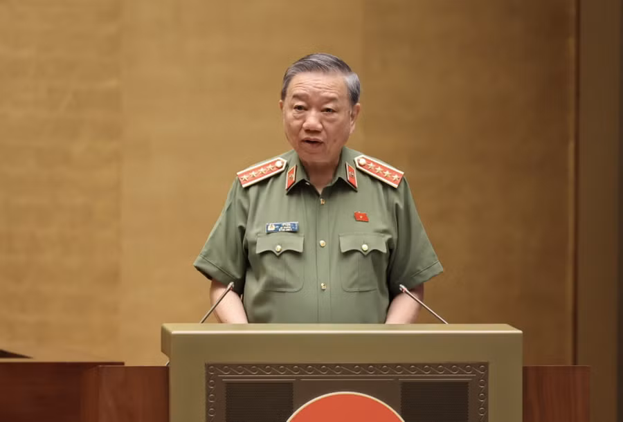 Bộ trưởng Bộ Công an Tô Lâm.