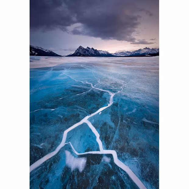 Landscapes Winner: Abraham Lake Ice by Chip Phillips, USA