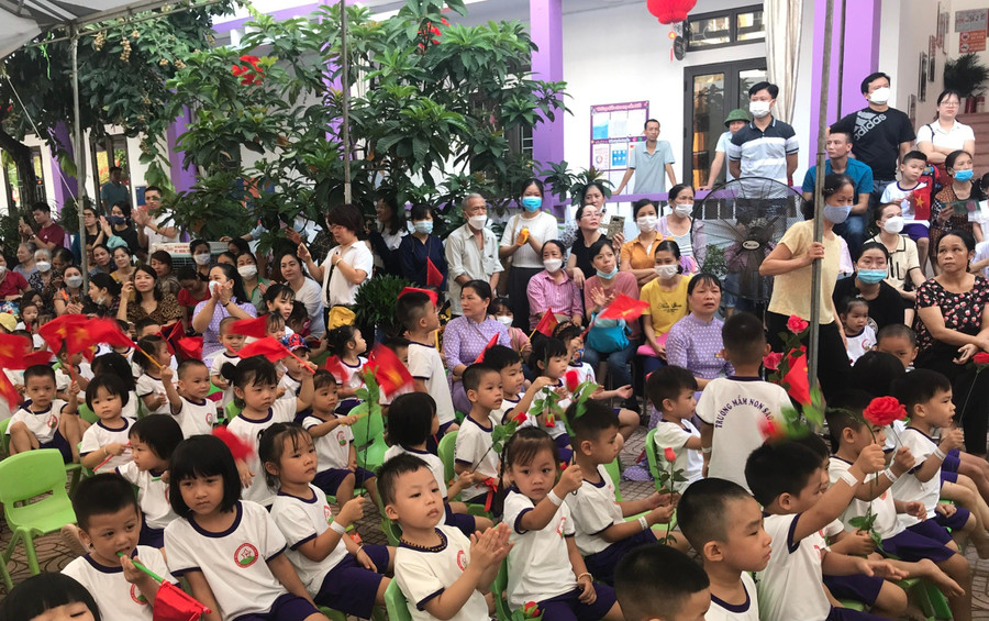 Ngày hội lớn của trẻ mầm non, cô trò và phụ huynh đều vui