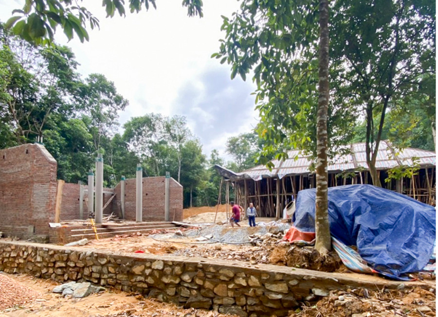 Sau nhiều tháng khởi công, dự án đã hoàn thành giai đoạn 1.