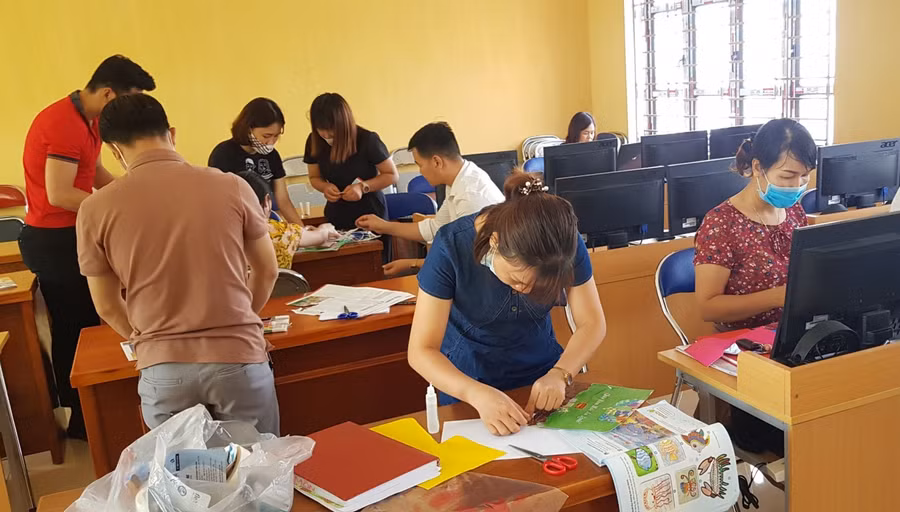 Trải nghiệm là nội dung được các GV hết sức quan tâm vì đây là đổi mới khiến HS thích thú