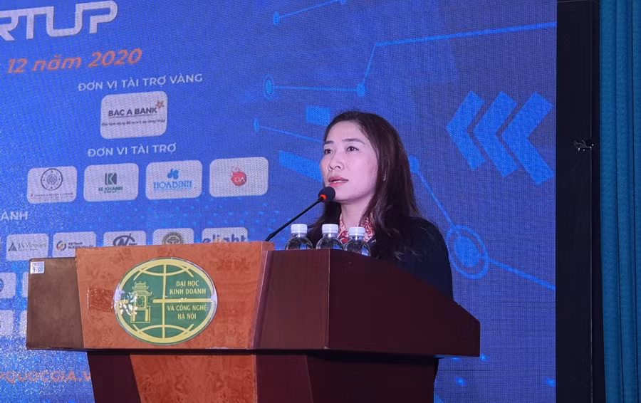 Bà Lê Thị Hằng phát biểu tại Diễn đàn