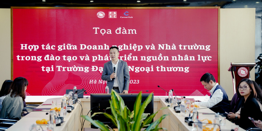 Cuộc tọa đàm giữa doanh nghiệp và nhà trường đã đưa ra nhiều gợi mở đào tạo hiệu quả.