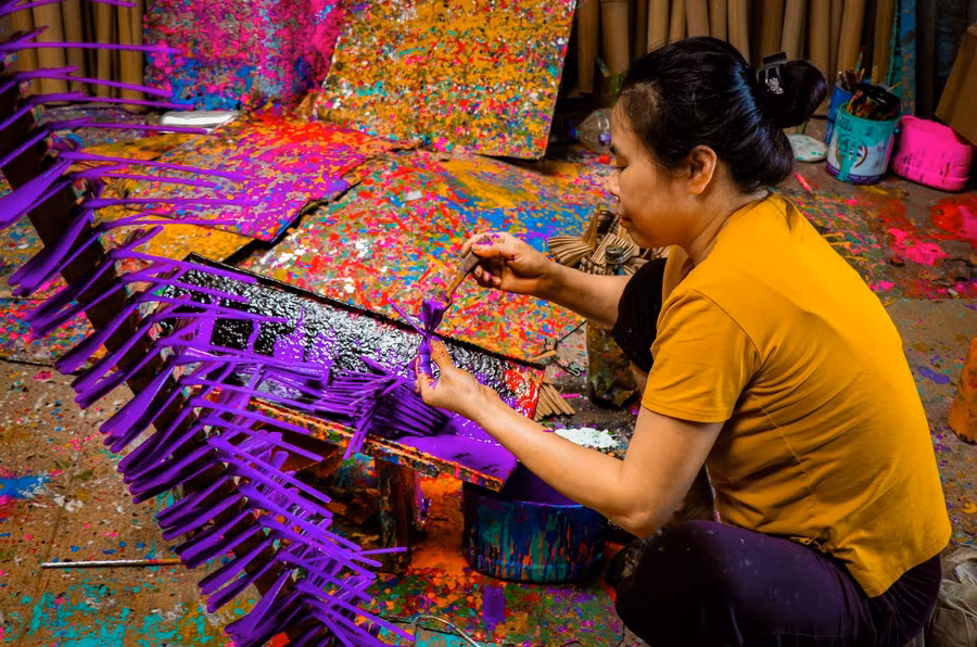 Những chú chuồn chuồn tre đang "hồi sinh" từng ngày.