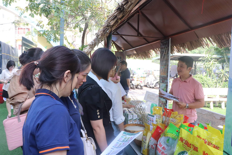 Gian hàng trưng bày tại Hội thi. Gian hàng trưng bày tại Hội thi.