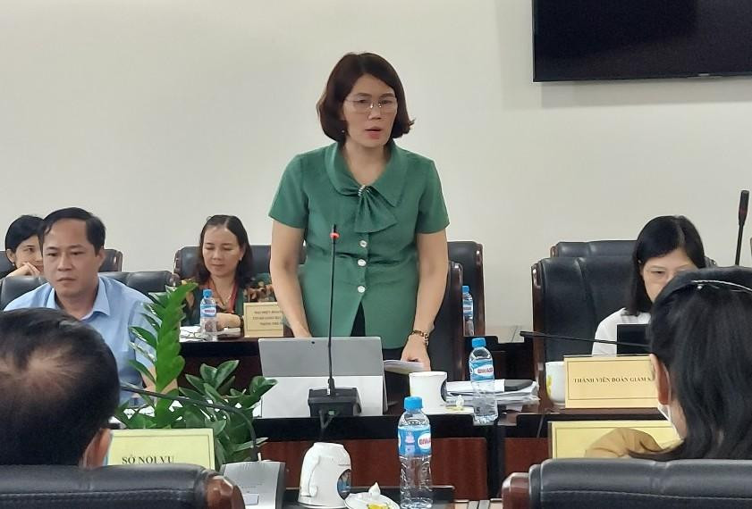 Phó Vụ trưởng Vụ GDMN, Bộ GD&ĐT phát biểu ý kiến tại buổi làm việc. Phó Vụ trưởng Vụ GDMN, Bộ GD&ĐT phát biểu ý kiến tại buổi làm việc.