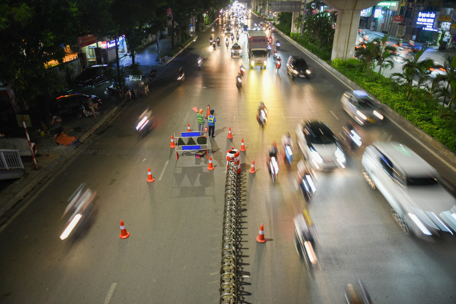 Sau khi lắp đặt giải phân cách tuyến đường được kỳ vọng sẽ giảm thiểu ùn tắc, tạo điều kiện thuận lợi nhất cho người tham gia giao thông.