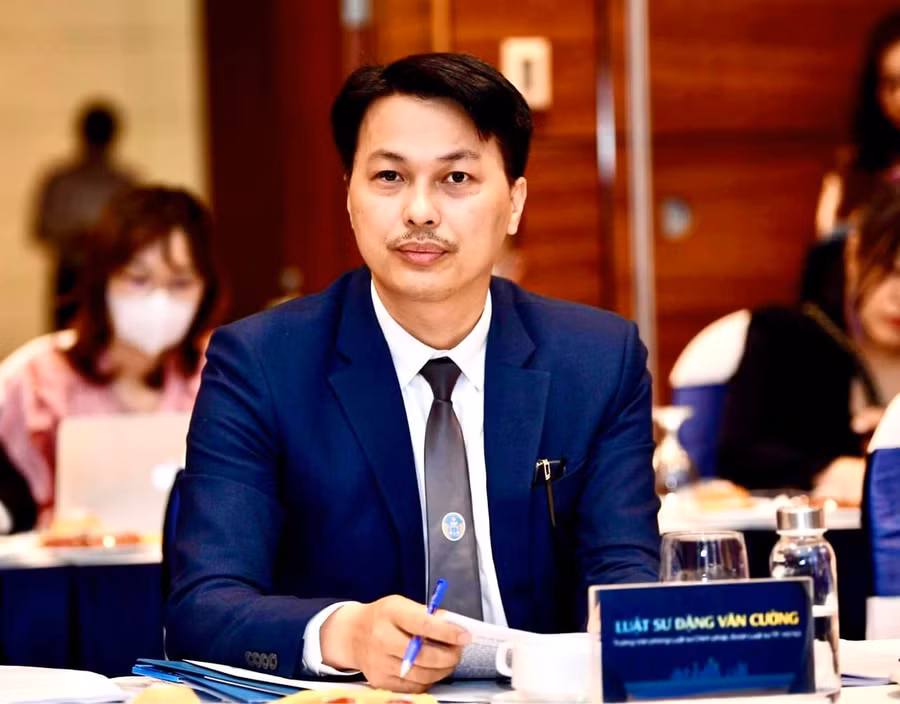 Tiến sĩ, Luật sư Đặng Văn Cường (Trưởng Văn phòng Luật sư Chính Pháp).