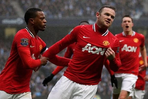 Rooney lập cú đúp, Quỷ đỏ chính thức &quot;tiễn&quot; Man City khỏi Cup FA