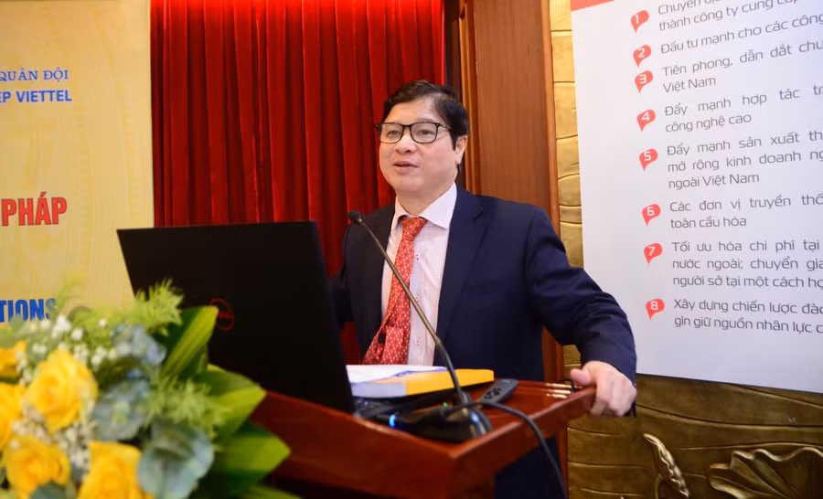 GS.TS Phạm Quang Trung phát biểu tại hội thảo