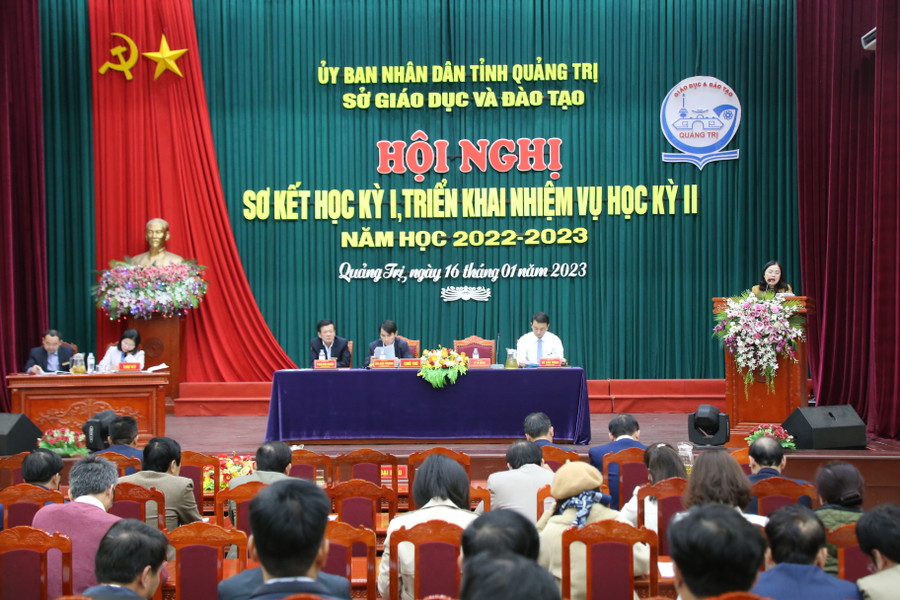 Ngành GD&amp;ĐT Quảng Trị quyết tâm hoàn thành nhiệm vụ năm học 2022-2023. (Ảnh: Đ. Đức).