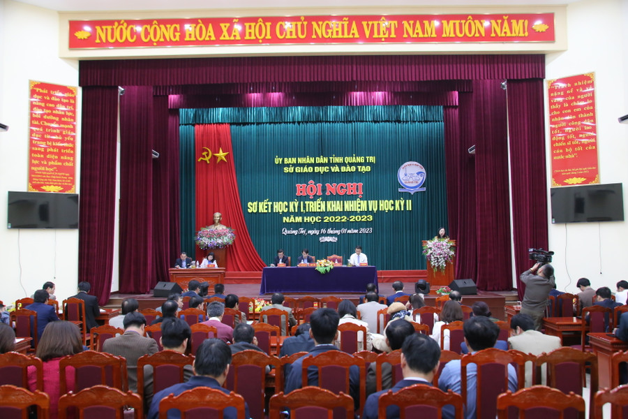 Trong học kỳ 1, Sở GD&amp;ĐT đã chỉ đạo các đơn vị, trường học hoàn thành nhiệm vụ. (Ảnh Đ. Đức).