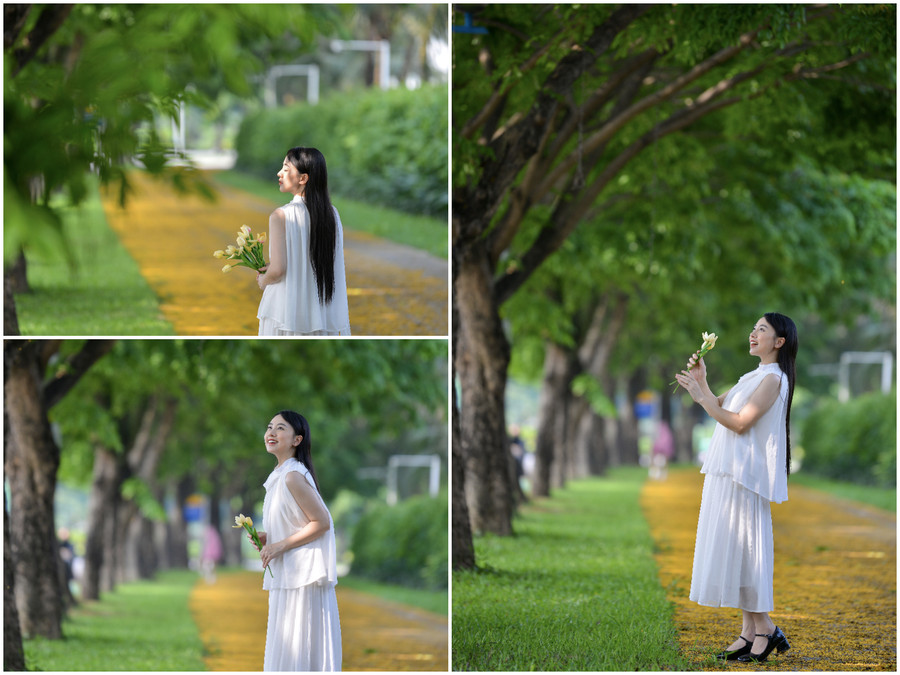 Cũng chính vì chóng nở, chóng tàn nên nhiều bạn trẻ tranh thủ tìm đến lưu lại những khoảnh khắc đẹp. Cũng chính vì chóng nở, chóng tàn nên nhiều bạn trẻ tranh thủ tìm đến lưu lại những khoảnh khắc đẹp.