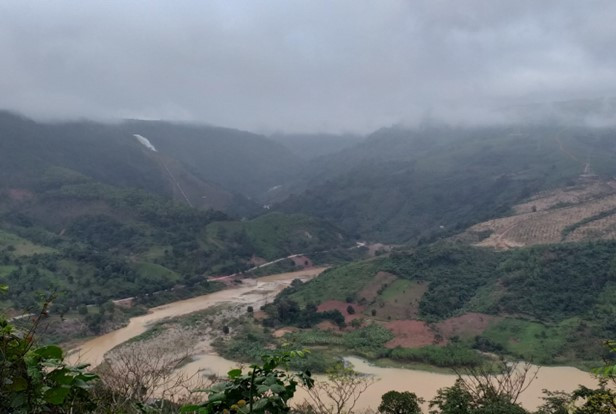 Hạ lưu Nhà máy Thủy điện Quảng Trị.