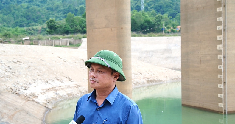 Ông Lê Quang Lam - Giám đốc Chi cục Thủy lợi tỉnh Quảng Trị. (Ảnh: Lê Phương).