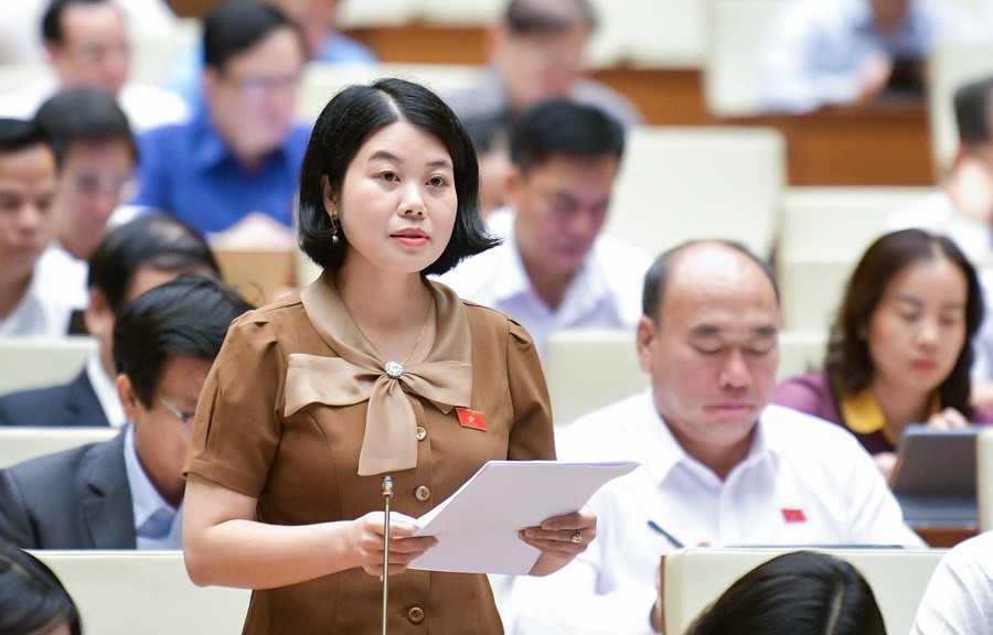 Đại biểu Nguyễn Thị Huế (Đoàn ĐBQH tỉnh Bắc Kạn). Đại biểu Nguyễn Thị Huế (Đoàn ĐBQH tỉnh Bắc Kạn).