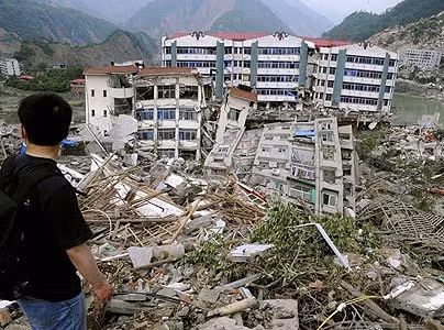Quang cảnh sau động đất tại Papua New Guinea ngày 18.4 năm nay