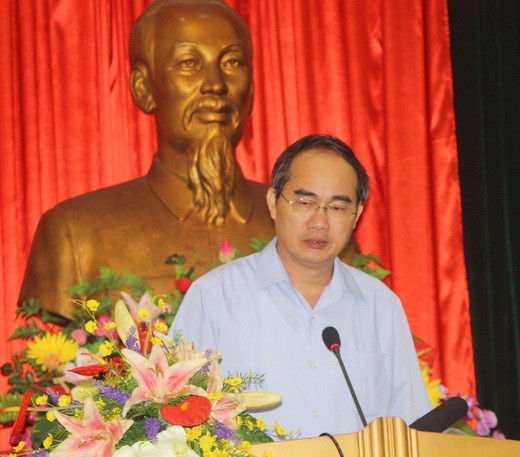 Phó Thủ tướng Chính phủ Nguyễn Thiện Nhân phát biểu chỉ đạo Hội thảo. Ảnh, gdtd.vn