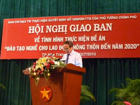 Phó Thủ tướng Nguyễn Thiện Nhân phát biểu tại Hội nghị