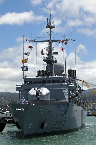 The French National Navy Floréal-class frigate FS Prairial (F 731)