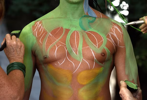 Khai màn lễ hội thế giới về vẽ lên cơ thể ảnh 7