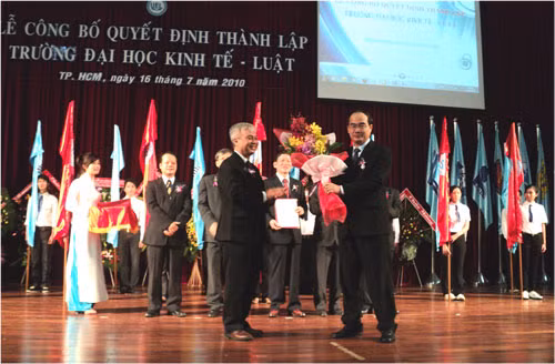 Thành lập trường ĐH Kinh tế - Luật