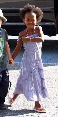 Zahara Jolie-Pitt, daughter of Angelina Jolie and Brad Pitt