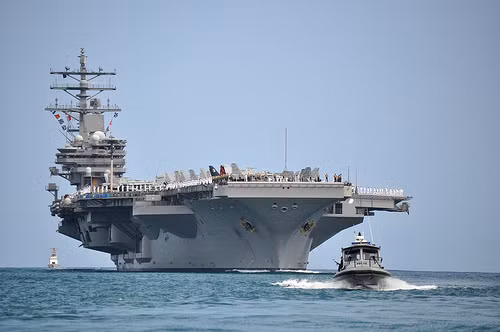 Nimitz-class aircraft carrier USS Ronald Reagan (CVN 76)