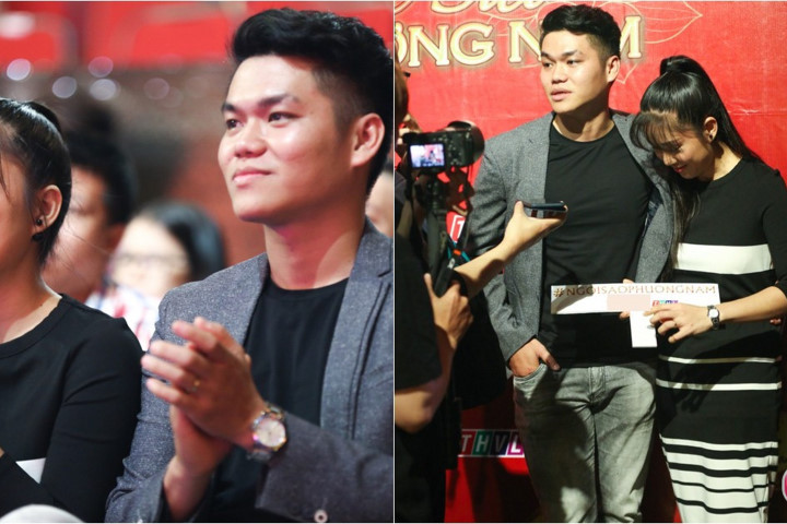 Lê Phương tay trong tay người yêu, từ chối trả lời tin đồn mang thai